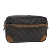 Louis Vuitton Vintage Pre-owned Canvas kuvertvskor Brown, Dam