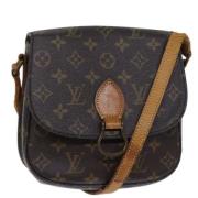 Louis Vuitton Vintage Pre-owned Canvas louis-vuitton-vskor Brown, Dam