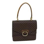 Celine Vintage Pre-owned Laeder handvskor Brown, Dam