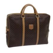 Celine Vintage Pre-owned Laeder handvskor Brown, Dam