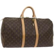 Louis Vuitton Vintage Pre-owned Canvas handvskor Brown, Dam