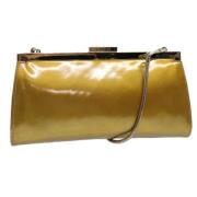 Gucci Vintage Pre-owned Belagd canvas gucci-vskor Yellow, Dam