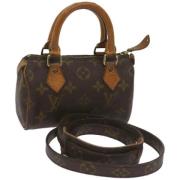 Louis Vuitton Vintage Pre-owned Canvas handvskor Brown, Dam