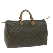 Louis Vuitton Vintage Pre-owned Canvas handvskor Brown, Dam