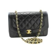 Chanel Vintage Pre-owned Laeder chanel-vskor Black, Dam