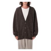 Magliano Brun Ullfarfar Cardigan Aw24 Brown, Herr