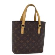 Louis Vuitton Vintage Pre-owned Canvas axelremsvskor Brown, Dam