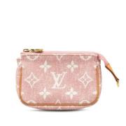 Louis Vuitton Vintage Pre-owned Denim louis-vuitton-vskor Pink, Dam