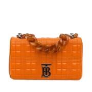 Burberry Vintage Pre-owned Laeder axelremsvskor Orange, Dam