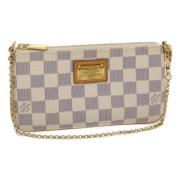 Louis Vuitton Vintage Pre-owned Canvas kuvertvskor White, Dam