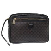 Celine Vintage Pre-owned Laeder kuvertvskor Black, Dam