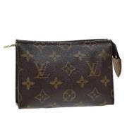 Louis Vuitton Vintage Pre-owned Canvas necessrer Brown, Dam