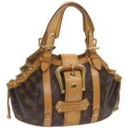 Louis Vuitton Vintage Pre-owned Canvas handvskor Brown, Dam