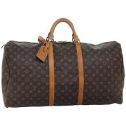 Louis Vuitton Vintage Pre-owned Canvas resvskor Brown, Dam