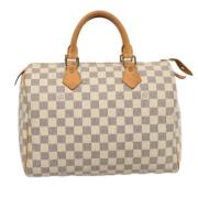 Louis Vuitton Vintage Pre-owned Canvas handvskor White, Dam