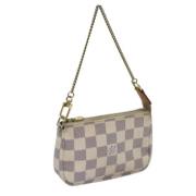 Louis Vuitton Vintage Pre-owned Canvas kuvertvskor White, Dam