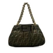 Fendi Vintage Pre-owned Laeder axelremsvskor Brown, Dam