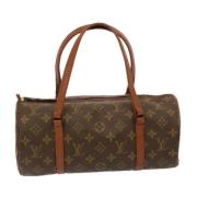 Louis Vuitton Vintage Pre-owned Canvas handvskor Brown, Dam