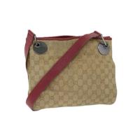 Gucci Vintage Pre-owned Canvas gucci-vskor Beige, Dam