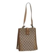 Gucci Vintage Pre-owned Canvas gucci-vskor Beige, Dam