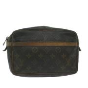 Louis Vuitton Vintage Pre-owned Canvas kuvertvskor Brown, Dam