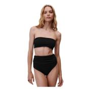 Undress Code Svart Bandeau Bikini Topp Black, Dam