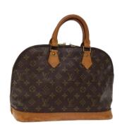 Louis Vuitton Vintage Pre-owned Canvas handvskor Brown, Dam