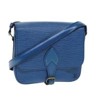 Louis Vuitton Vintage Pre-owned Laeder louis-vuitton-vskor Blue, Dam