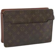 Louis Vuitton Vintage Pre-owned Canvas kuvertvskor Brown, Dam