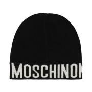 Moschino Mössa med logo Black, Dam