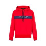 Carolina Herrera Broderad Hoodie Regular Fit Bomull Red, Herr