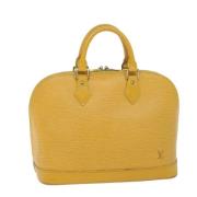 Louis Vuitton Vintage Pre-owned Laeder handvskor Yellow, Dam