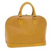 Louis Vuitton Vintage Pre-owned Laeder handvskor Yellow, Dam