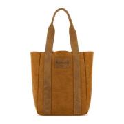 JW Anderson Canvas Workwear Shopping Bag Brown, Dam