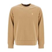 Polo Ralph Lauren Ikoniskt Logo Crewneck Sweatshirt Beige, Herr