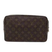 Louis Vuitton Vintage Pre-owned Canvas kuvertvskor Brown, Dam