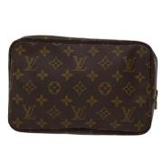 Louis Vuitton Vintage Pre-owned Canvas kuvertvskor Brown, Dam