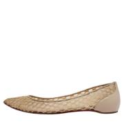 Christian Louboutin Pre-owned Pre-owned Laeder lgskor Beige, Dam