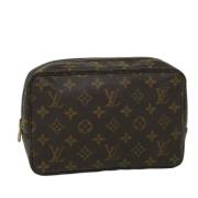 Louis Vuitton Vintage Pre-owned Canvas kuvertvskor Brown, Dam