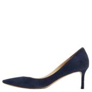 Jimmy Choo Pre-owned Pre-owned Mocka klackskor Blue, Dam