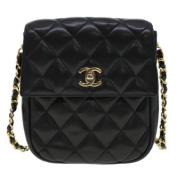 Chanel Vintage Pre-owned Laeder chanel-vskor Black, Dam