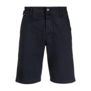 Jacob Cohën Navy Blue Bermuda Shorts Blue, Herr