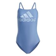 Adidas Stor Logo Baddräkt Blue, Dam