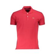 La Martina Elegant Slim-Fit Polo med kontrasterande detaljer Red, Herr