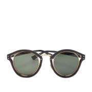 Dior Vintage Pre-owned Acetat solglasgon Black, Dam