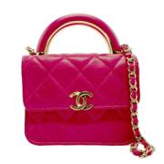 Chanel Vintage Pre-owned Laeder chanel-vskor Pink, Dam