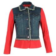 Moschino Pre-Owned Pre-owned Denim ytterklder Red, Dam