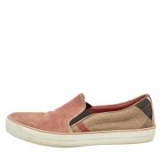 Burberry Vintage Pre-owned Canvas sneakers Pink, Dam