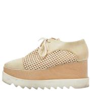 Stella McCartney Pre-owned Pre-owned Tyg sneakers Beige, Dam