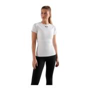 Aim'n White Edge Core Short Sleeve White, Dam